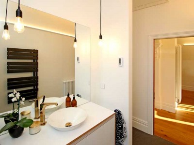 Towel Rail in villa Bathroom