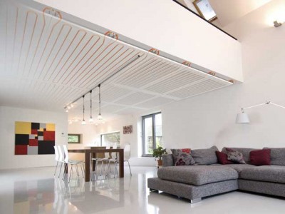 Variotherm ceiling panels